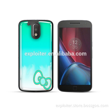 Ultra slim epoxy resin fashion phone case for motorola moto g4 plus case